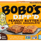 Bobo's Peanut Butter Oat Bar + Dark Chocolate Dipped, Non GMO, Gluten Free, 5 Ounces (Pack Of 6)