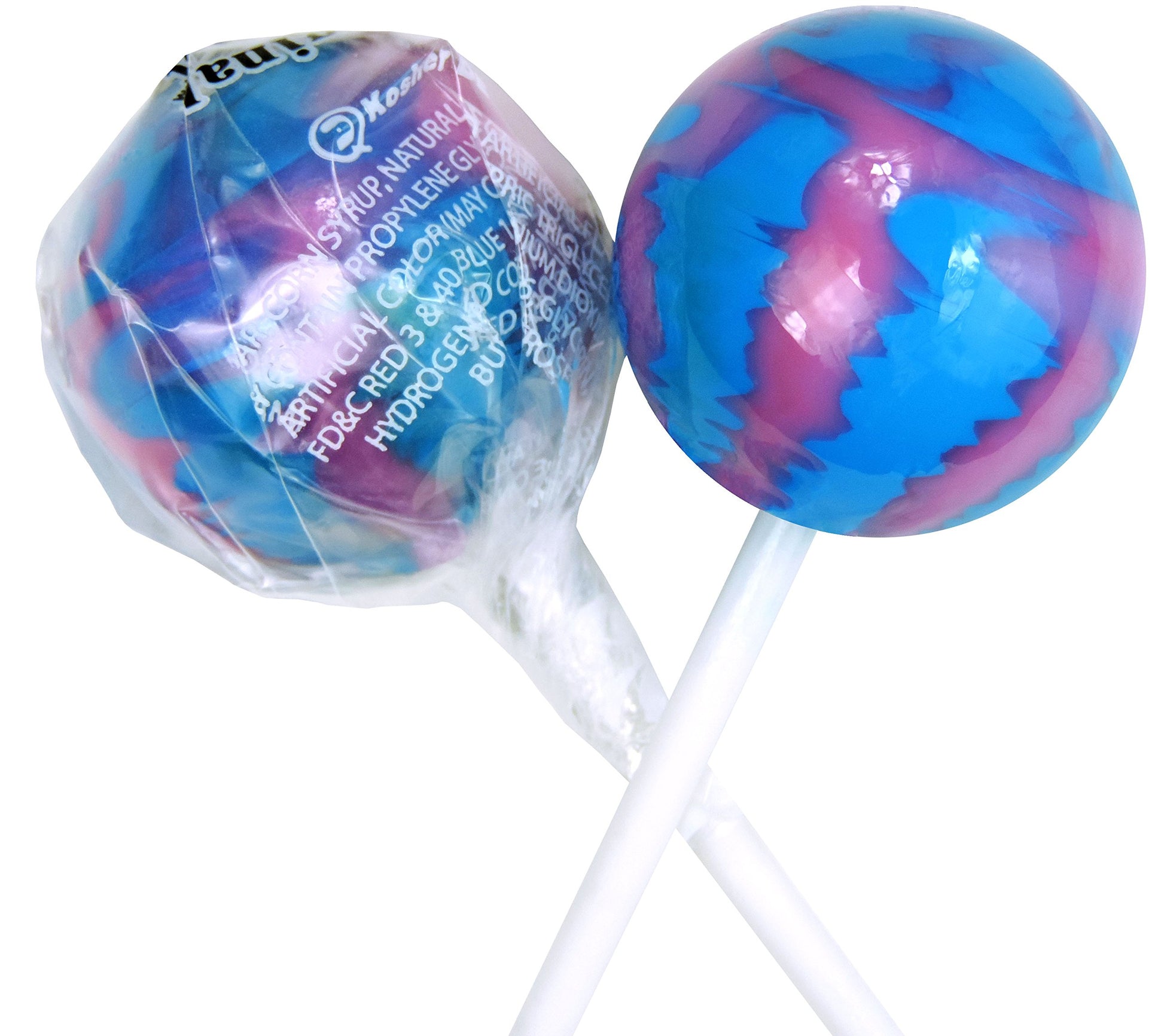 Original Gourmet Lollipops, Cotton Candy, 30 Count, Multicolor