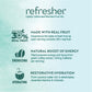 Smartfruit Recharge Refresher - Dragon Fruit, Elderberry - 48oz Bottle - Low Cal, Hydrating Coconut Water - Magenta, Purple