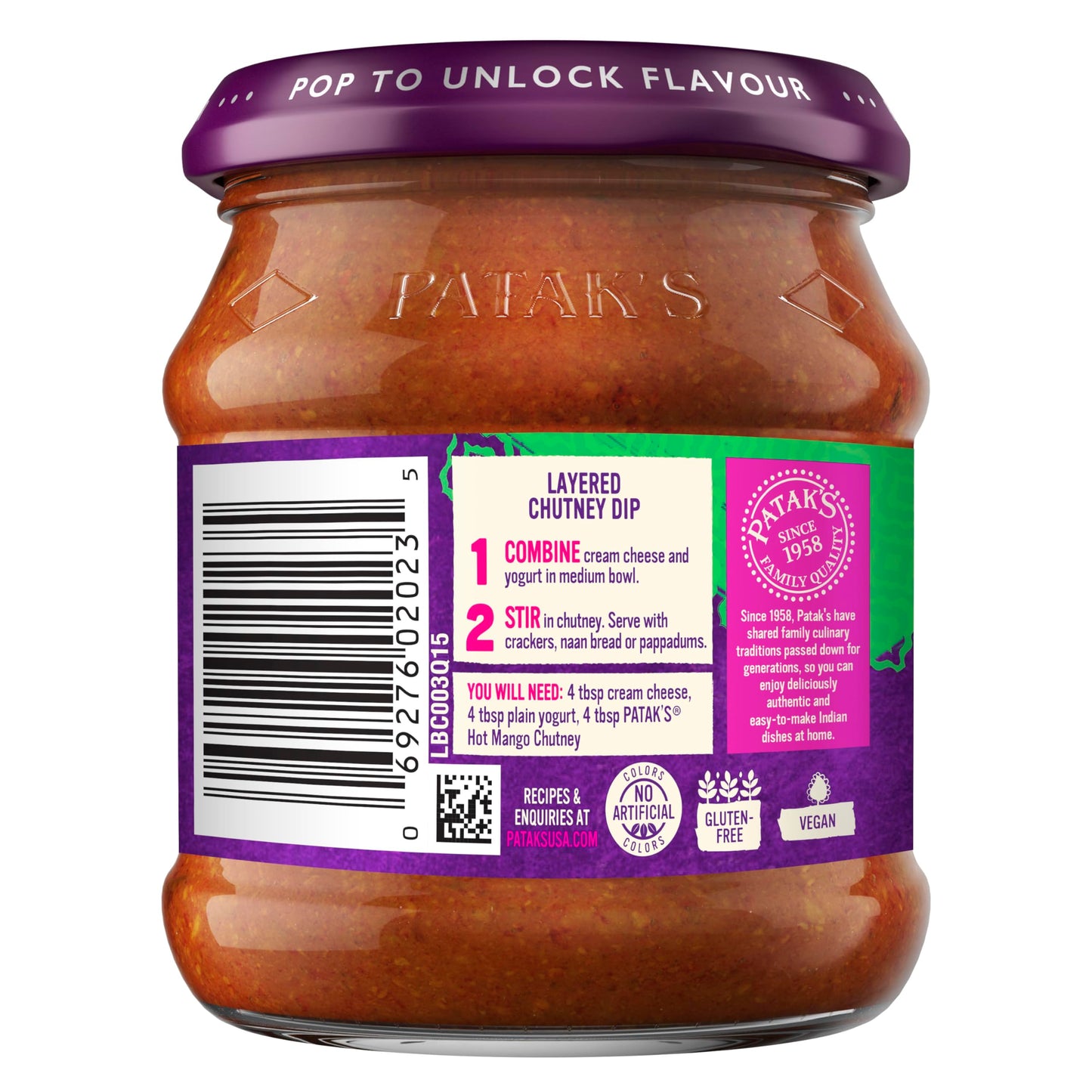 Pataks Chutney Mango Hot