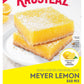 Krusteaz Meyer Lemon Bar Mix, Made with Real Lemons, 19.35 oz Box