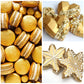 Limino Edible Glitter Spray - 10g Metallic Food Grade Luster Dust for Baking and Decorating - Amber Gold