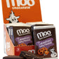 Moo Chocolates All Natural Dark Chocolate Mini Bars with Caramelized Salty Pretzel 0.7 oz, 14 ct (Pack of 1) | 100 Calorie Snack