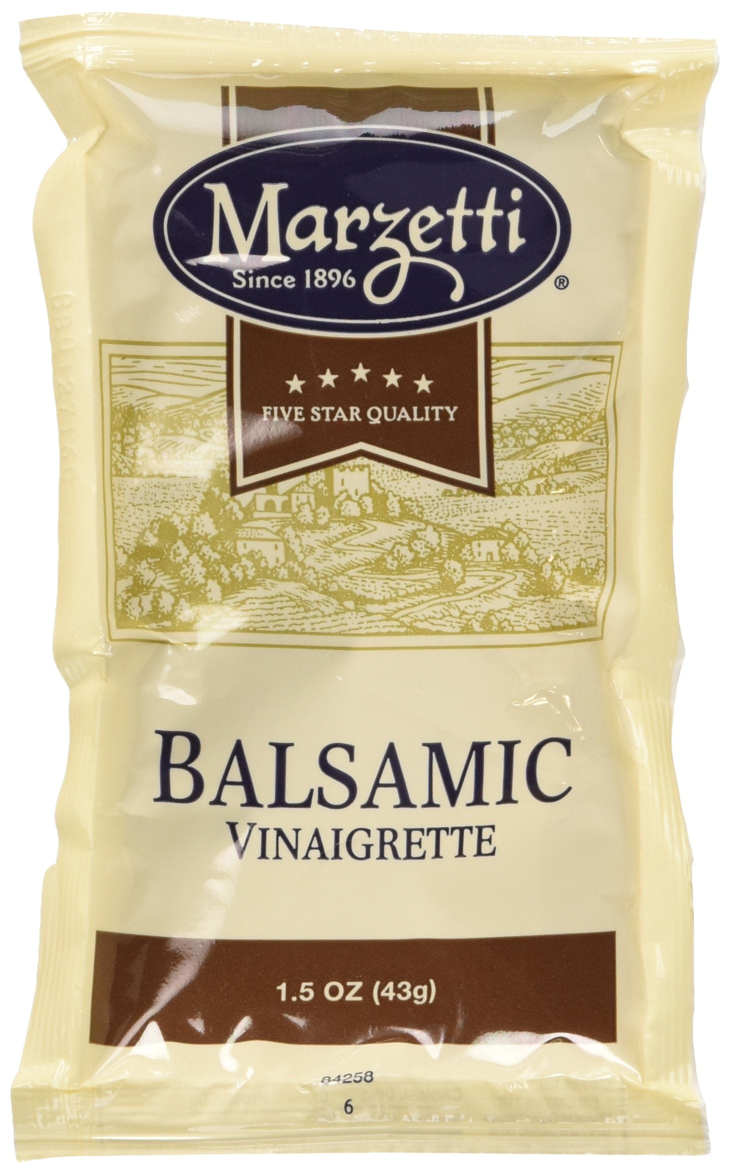 Marzetti Balsamic Vinaigrette Dressing, 1.5 Ounce, Pack of 60