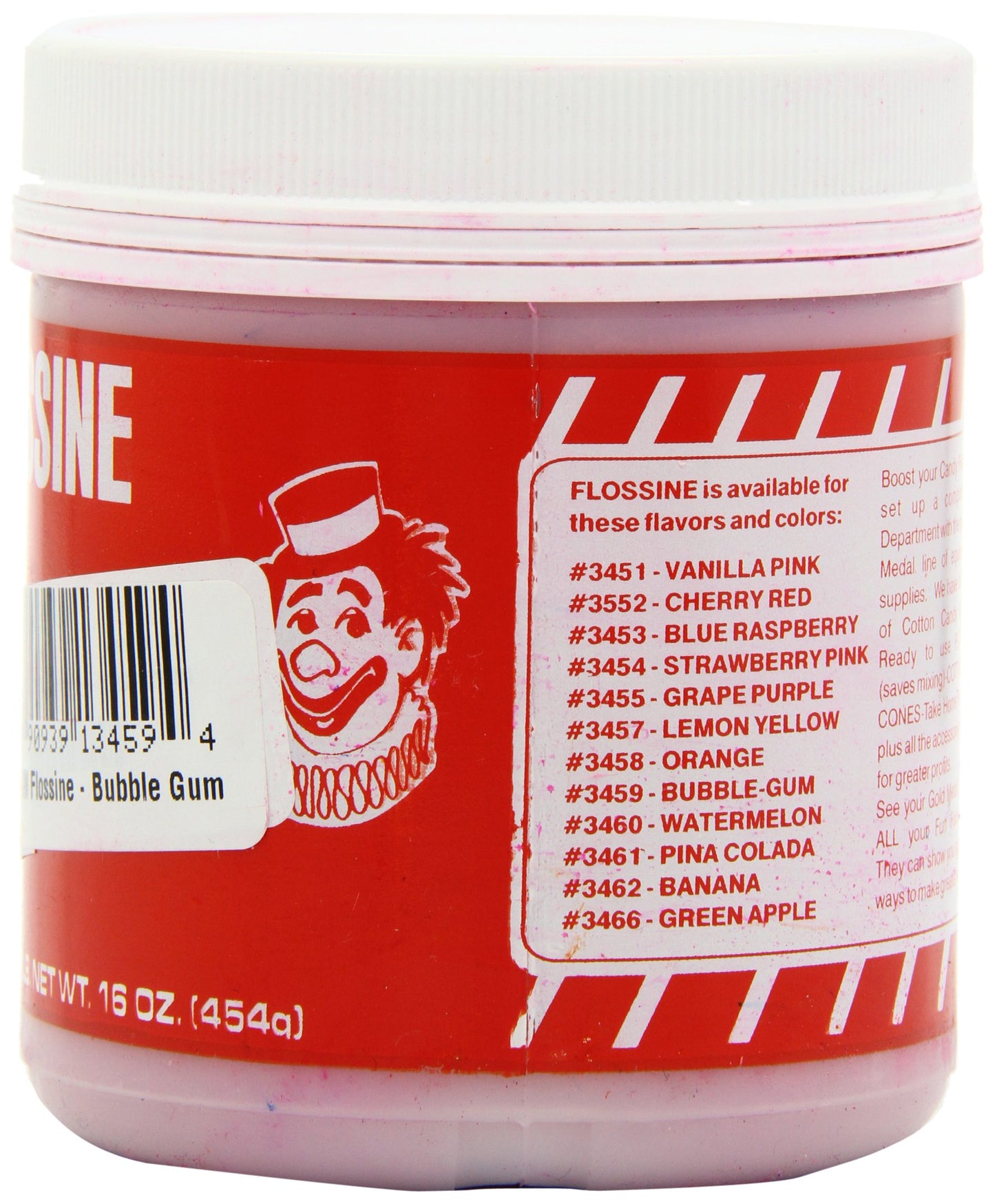 Gold Medal Flossine Can, Bubble Gum, 1-Pound