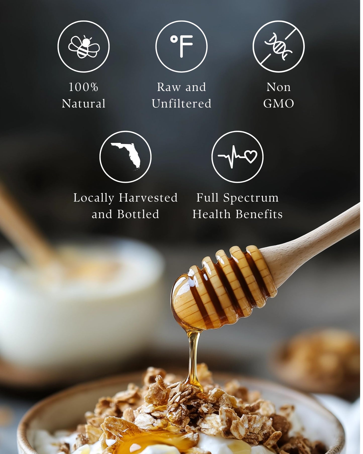 Orchard Pond Tupelo Honey - Rare Harvest From White Ogeechee Tupelo Trees, Handcrafted In North Florida, 100% Pure & Unheated, 1