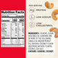 Snak Club Honey Cashews, Honey Glazed Nuts, Kosher Snack, 2.5 oz Bags, 6 Pack