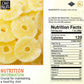 Oh! Nuts Dried Pineapple - 1 Lb - Dried Fruit Rings - Organic Sweet - Dehydrated Fruit Bites - Packed In New York Zip-Seal Bag F