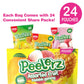 Amos Peelerz Assorted Peelable Gummy - Tropical Peeling Candy Variety Pack | Mango, Lychee & Pineapple | 24 Individual Packs (60