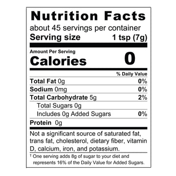 Wholesome Sweeteners 11.5-Ounce Allulose, Zero Calorie Sweetener, Keto Friendly, Non Gmo, Non-Erythritol, Gluten Free & Vegan Li