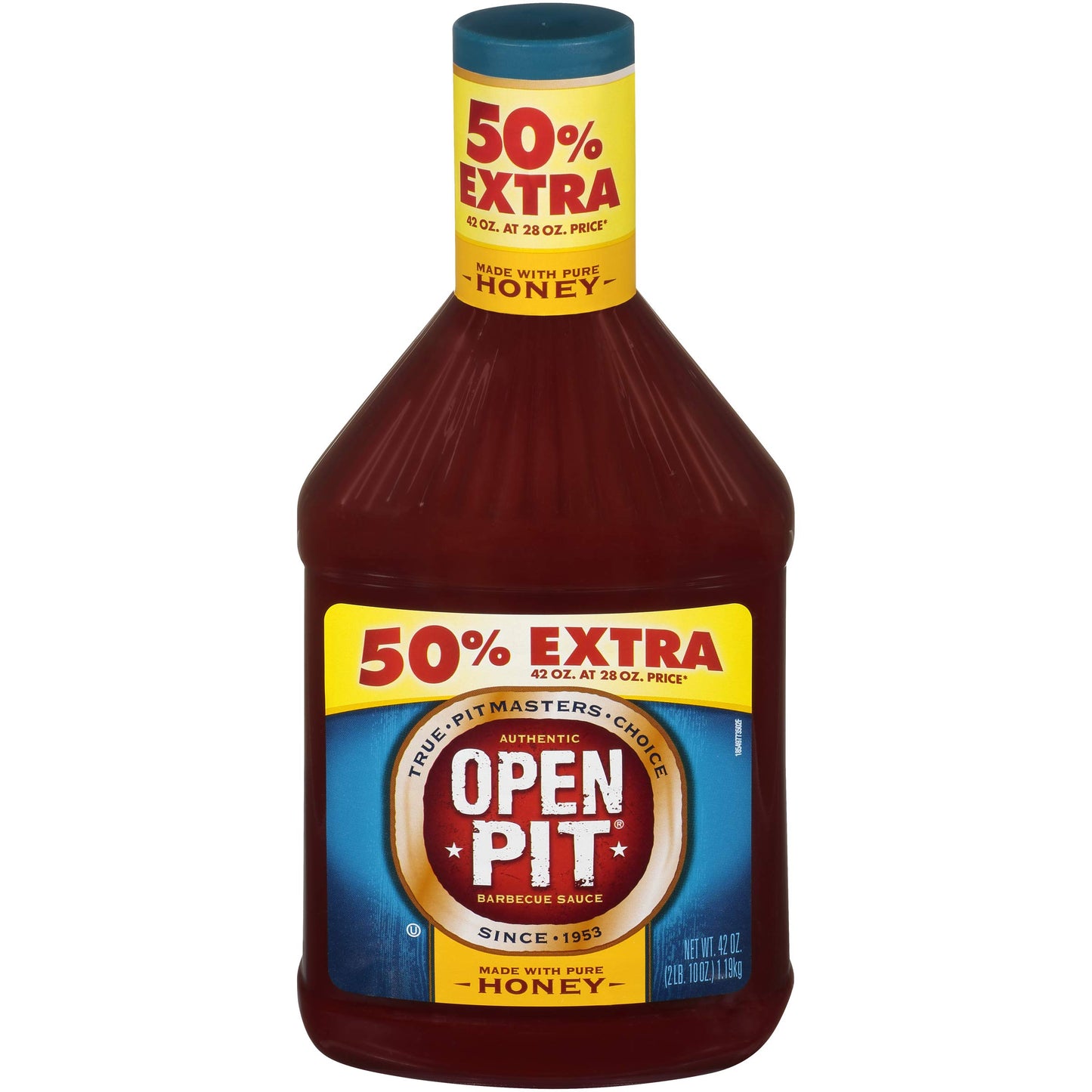 Open Pit Blue Label Honey Barbecue Sauce, Made With Pure Honey, Value Size, 42 oz. (Pack of 6)