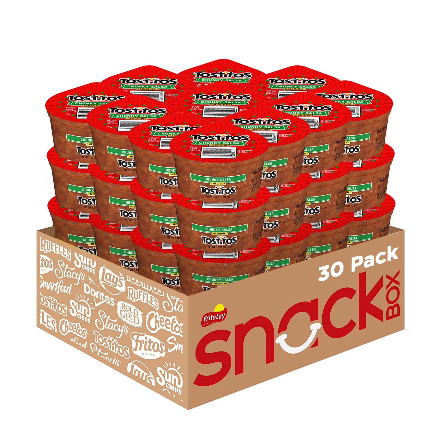 Tostitos, Medium Chunky Salsa To Go, 3.8 Ounce (Pack Of 30)