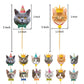 TSJ Cat Cupcake Toppers - 24PCS Paper Cake Decorations, Kitten Theme Stick Toothpicks, Party Supplies