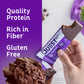 Quest Nutrition Double Chocolate Chunk Protein Bars, 20g Protein Bars, 1g Sugar, 4g Net Carb, Gluten Free, Keto Friendly, 4 Coun