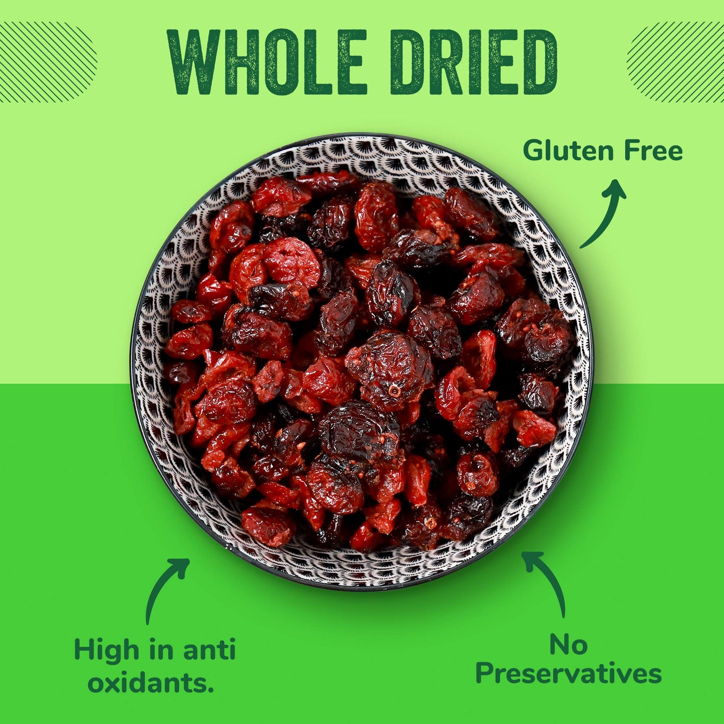 IM A NUT Dried Cranberries, Sweetened, 4 Pound Resealable Bag, High in Antioxidants, Ideal for Salads and Cooking