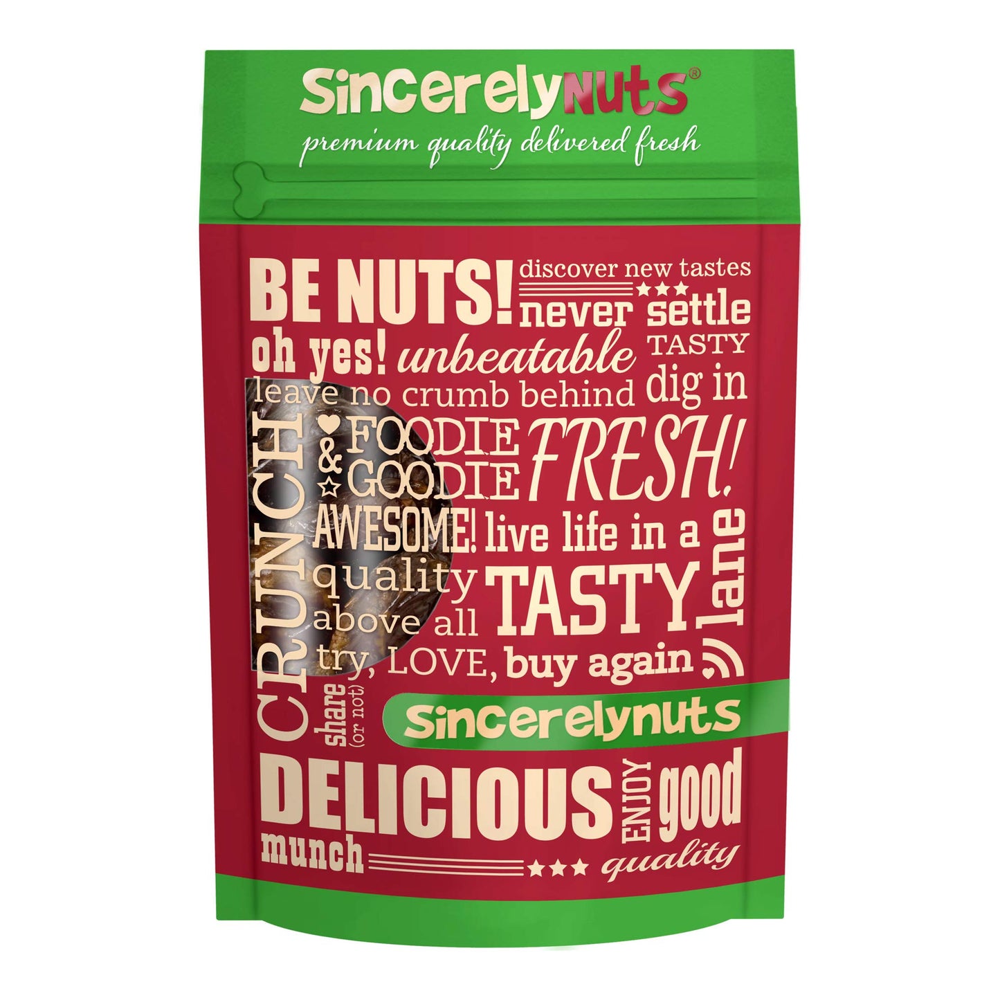Sincerely Nuts Large Unsweetened Medjool Dates, 1Lb - Fresh, No Sugar Added Date Fruit Snack - Unsulfured Medjools with Rich Nat