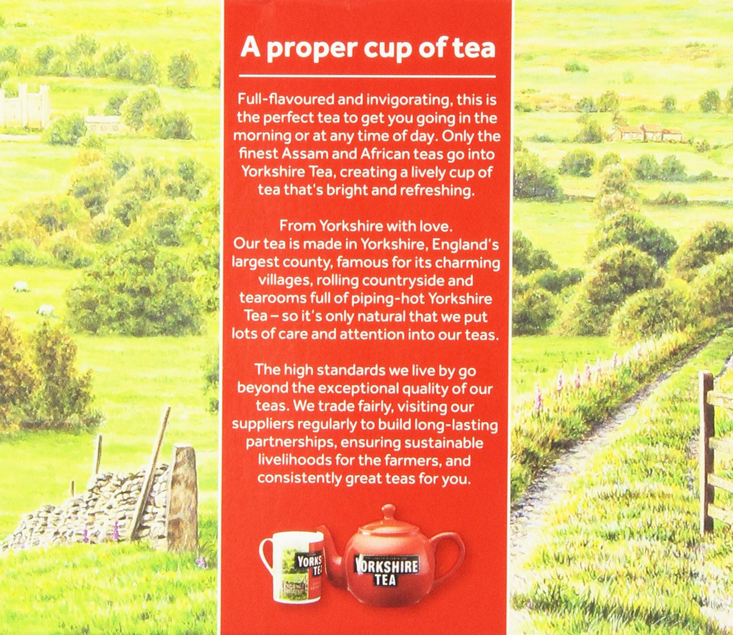 Taylors Of Harrogate Yorkshire Red, 80 Teabags, (Pack Of 5)