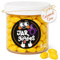Jar O Goodies - Holiday  , Christmas Stocking Stuffers, Caramel Corn Jelly Beans Gift Set, Original Chewy Candies (6 Ounce, 1 Pack) Party Favor - Gluten & Nut Free, Kosher Parve