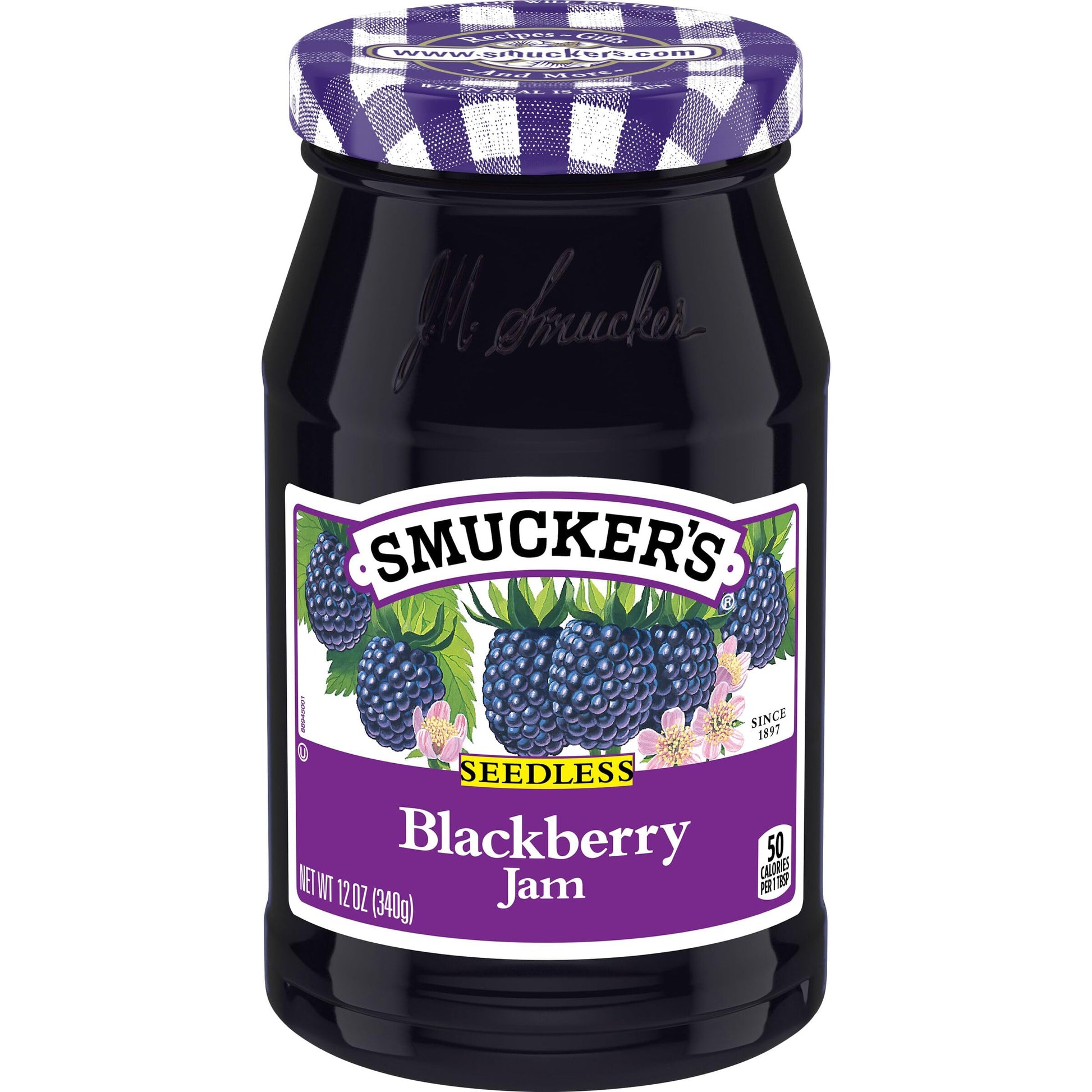 Smucker's Seedless Blackberry Jam, 12 Ounces (Pack of 6)