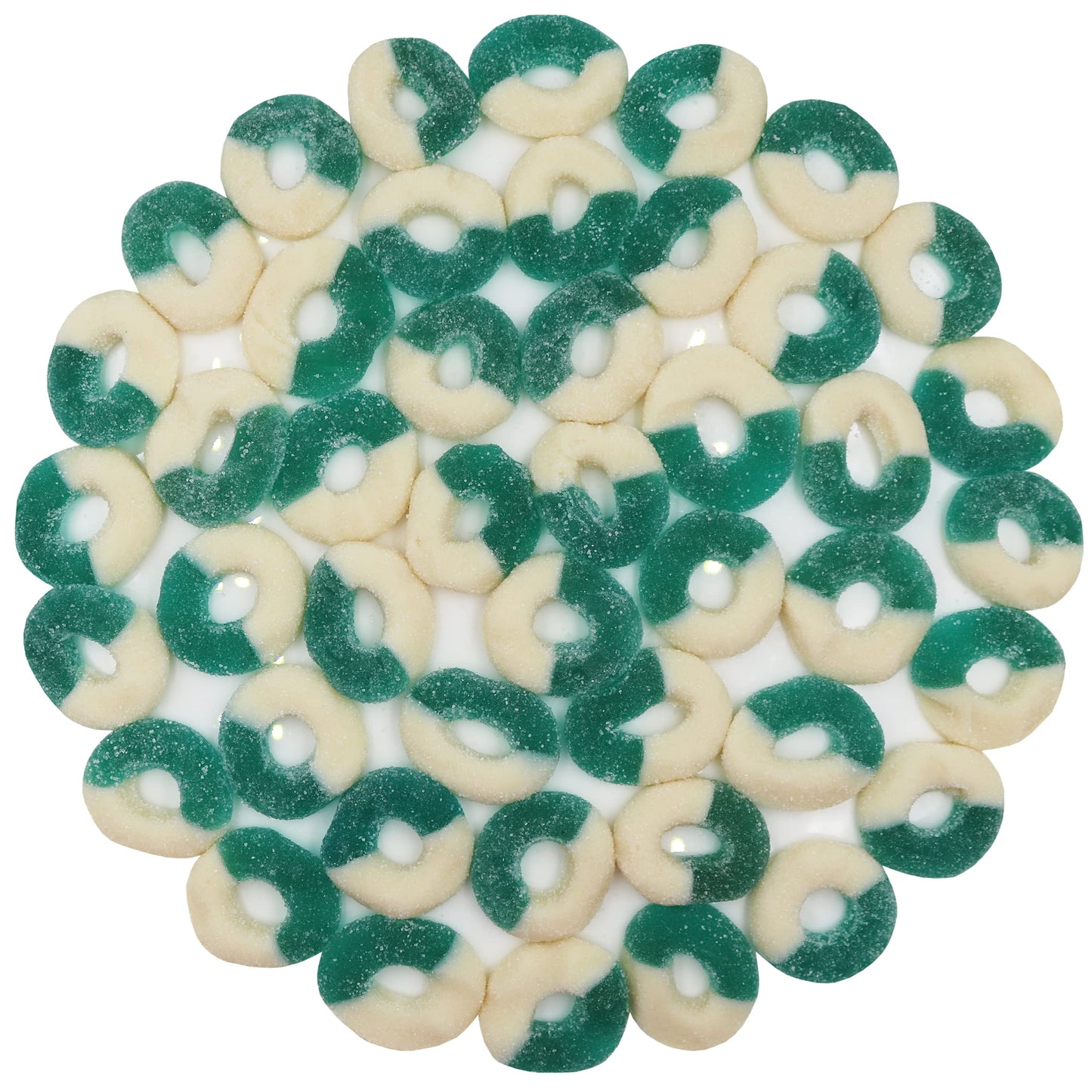 Firstchoicecandy Gummi Rings (Blue Raspberry, 2 Lb)