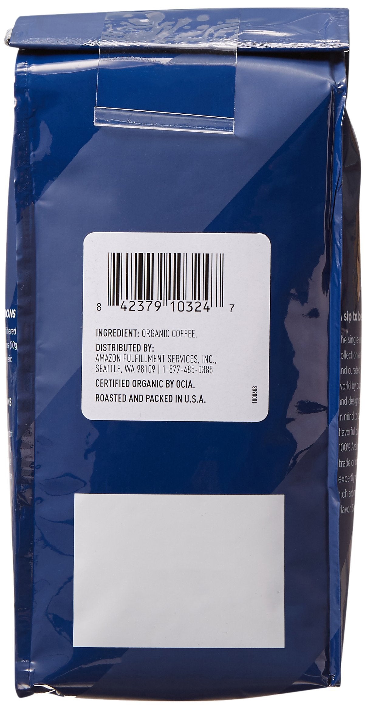 large online retailer Fresh Organic Fair Trade Whole Bean Coffee, Medium Roast, 12 Oz