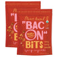 Madly Hadley Plant-Based Bacon Bits, Organic Vegan Snack, Keto-Friendly, Gluten-Free, 6 Oz (Pack of 2), Spicy Cayenne