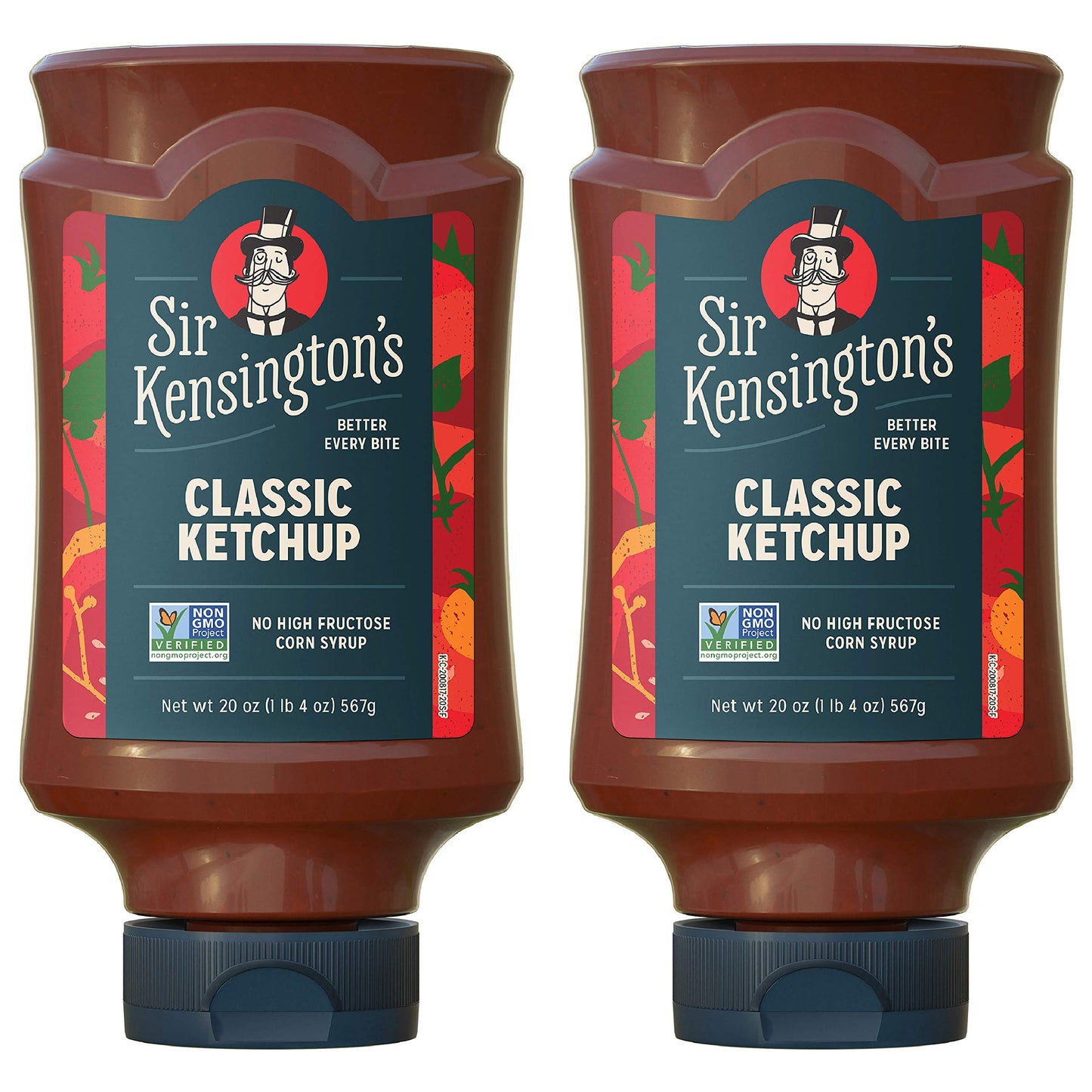 Sir Kensington s Classic Ketchup, Ketchup From Whole Tomatoes, No High Fructose Corn Syrup, Gluten Free, Certified Vegan, Non- 