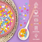Rainbow Sprinkles For Cake Decorating, Pastel Jimmies Pearl Bunny Confetti Sprinkle Mix For Cookie Baking Ice Cream Cupcake Deco