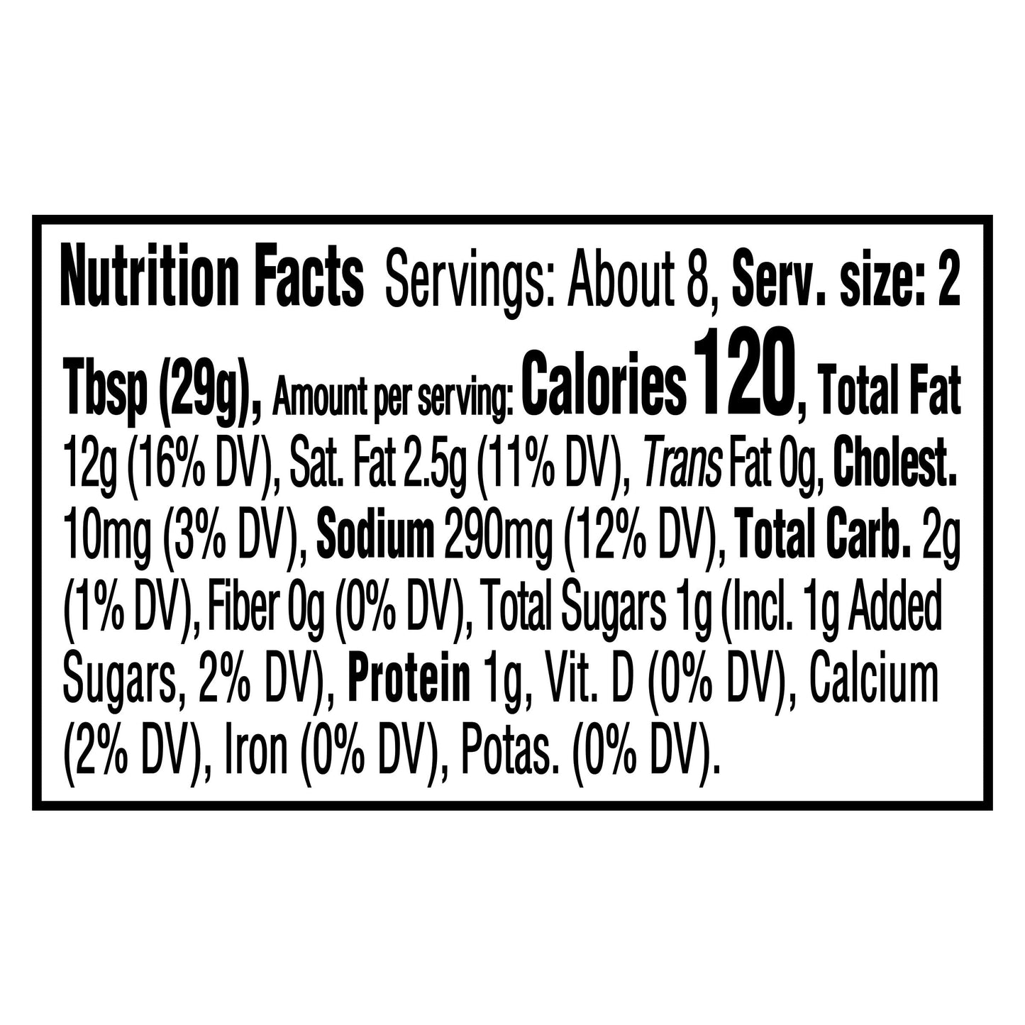 Kraft Classic Caesar Dressing, 8 Fl Oz Bottle