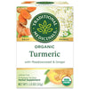 Traditional Medicinals Organic  Turmeric Tea with Ginger & Meadowsweet - Supports Normal Response to Inflammation - Kosher  Non-GMO  Caffeine-Free  Compostable - 16 Tea Bags