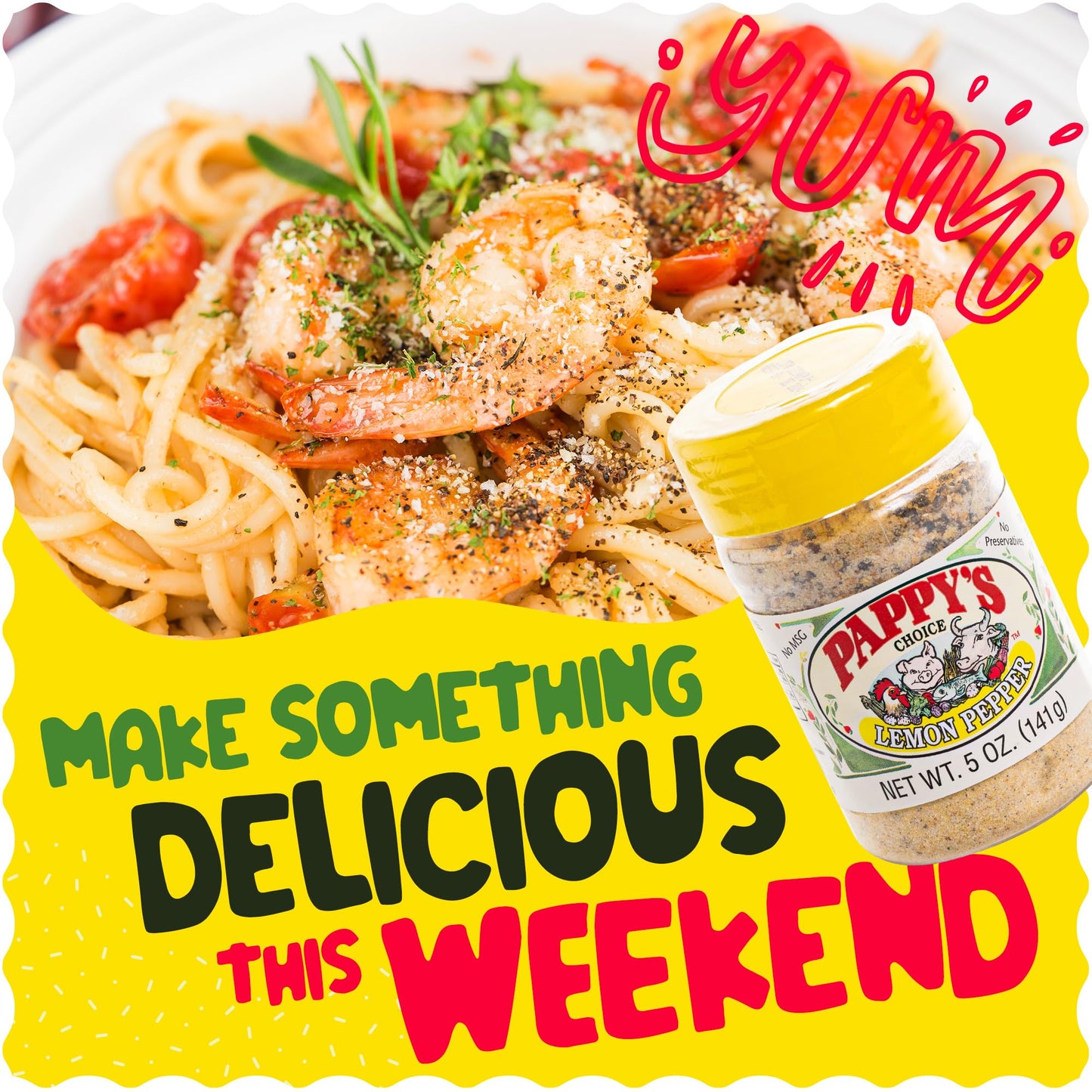 Pappy'S Seasonings (Lemon Pepper, 5Oz)