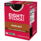 Eight O'Clock Coffee Hazelnut Keurig Single-Serve K-Cup Pods, Medium Roast Coffee, 96 Count (4 Packs Of 24)