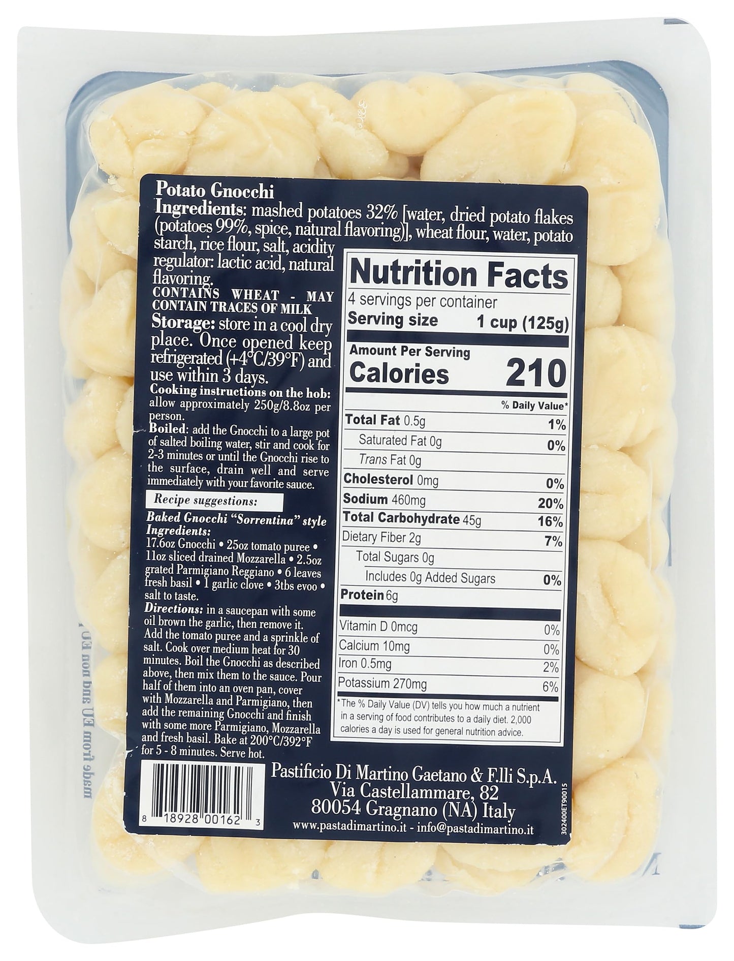 DI MARTINO Gnocchi, 17.6 OZ