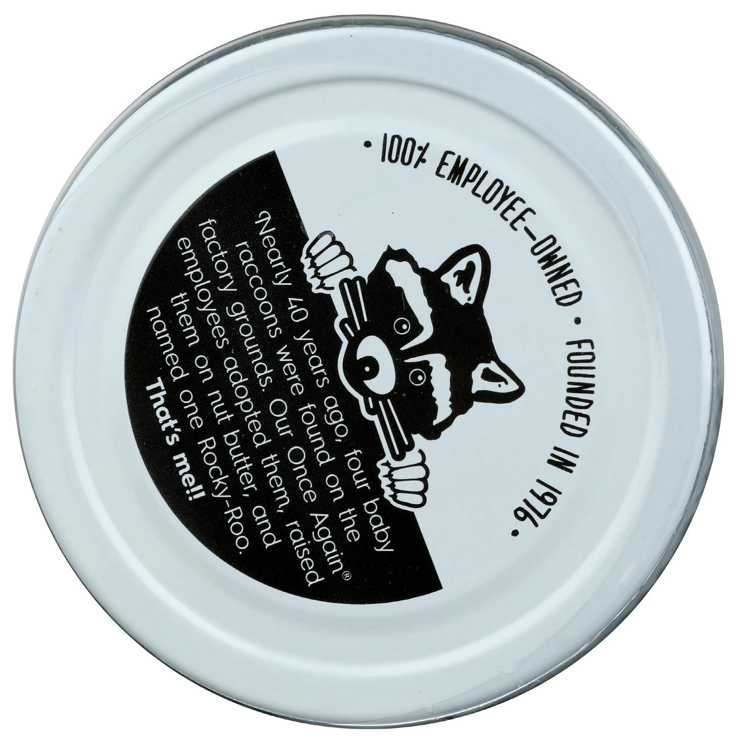 Once Again Organic Creamy Peanut Butter, 16Oz - Salt Free, Unsweetened - Usda Organic, Gluten Free Certified, Vegan, Kosher - Glass Jar