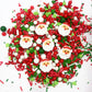 Santa Claus Sprinkles 7oz Candy Sugar Sprinkle Red and Green Sprinkles Cake Decorations Cupcake Toppers Cookie Decorating Ice Cr