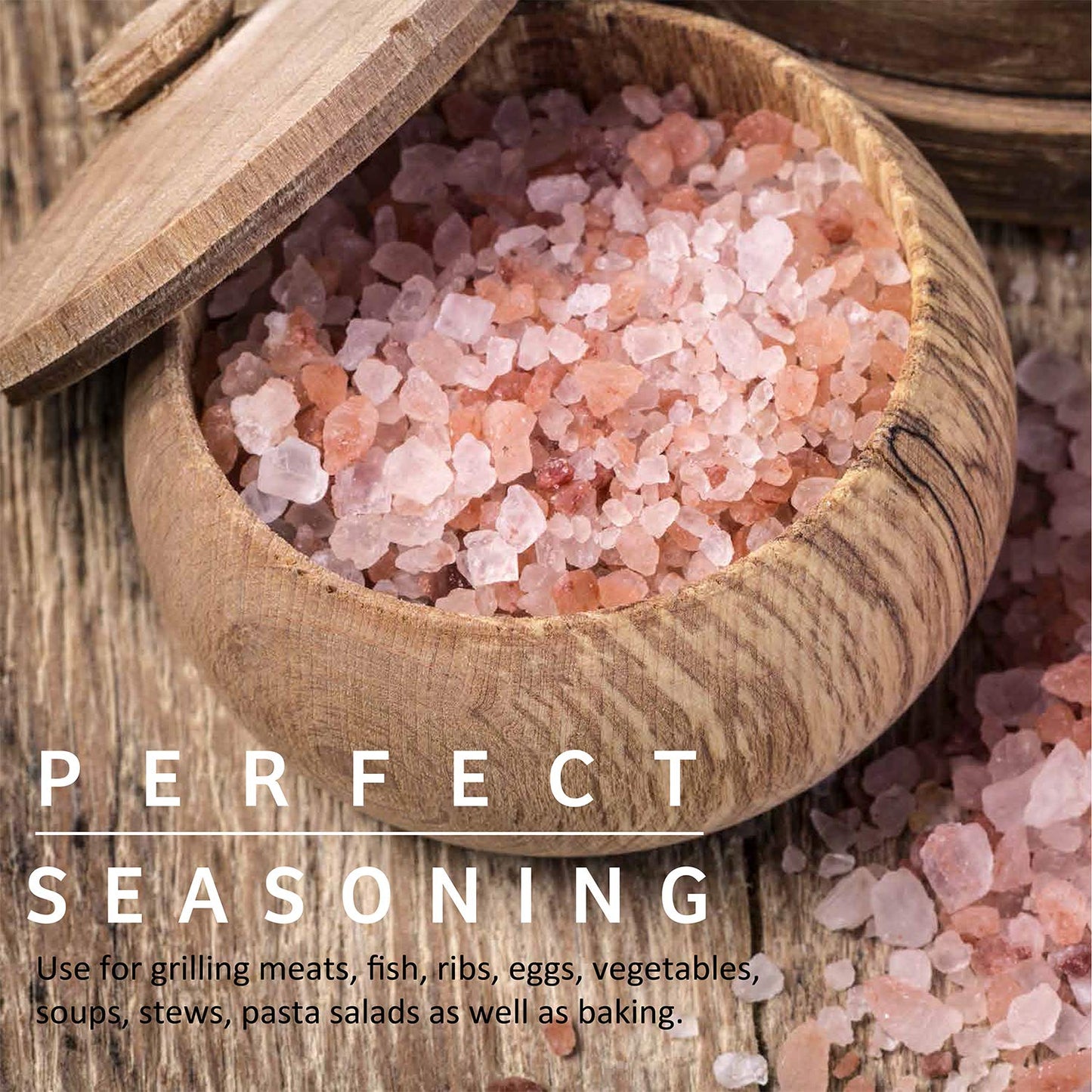 The Spice Lab Himalayan Salt - Coarse 5 Pound - Pink Himalayan Salt is Nutrient and Mineral Dense for Health - Gourmet Pure Crys
