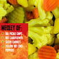 So Hot Mix-Spicy Pickled Cauliflower Florets Spicy Sliced Carrots Sliced Pickles And Yellow Hot Chilis A Vegan Snacks A Bulk 1 G