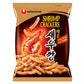 Nongshim Shrimp Crackers, Spicy Flavor, Crispy Baked Korean Snack, 2.6 oz Bags (Pack of 20) - PACKAGING MAY VARY