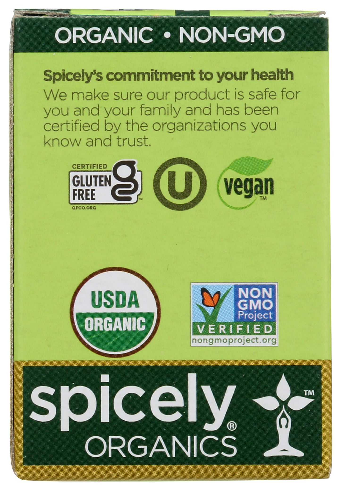 Spicely Organic Cardamom Decorticated 0.35 Ounce Ecobox Certified Gluten Free