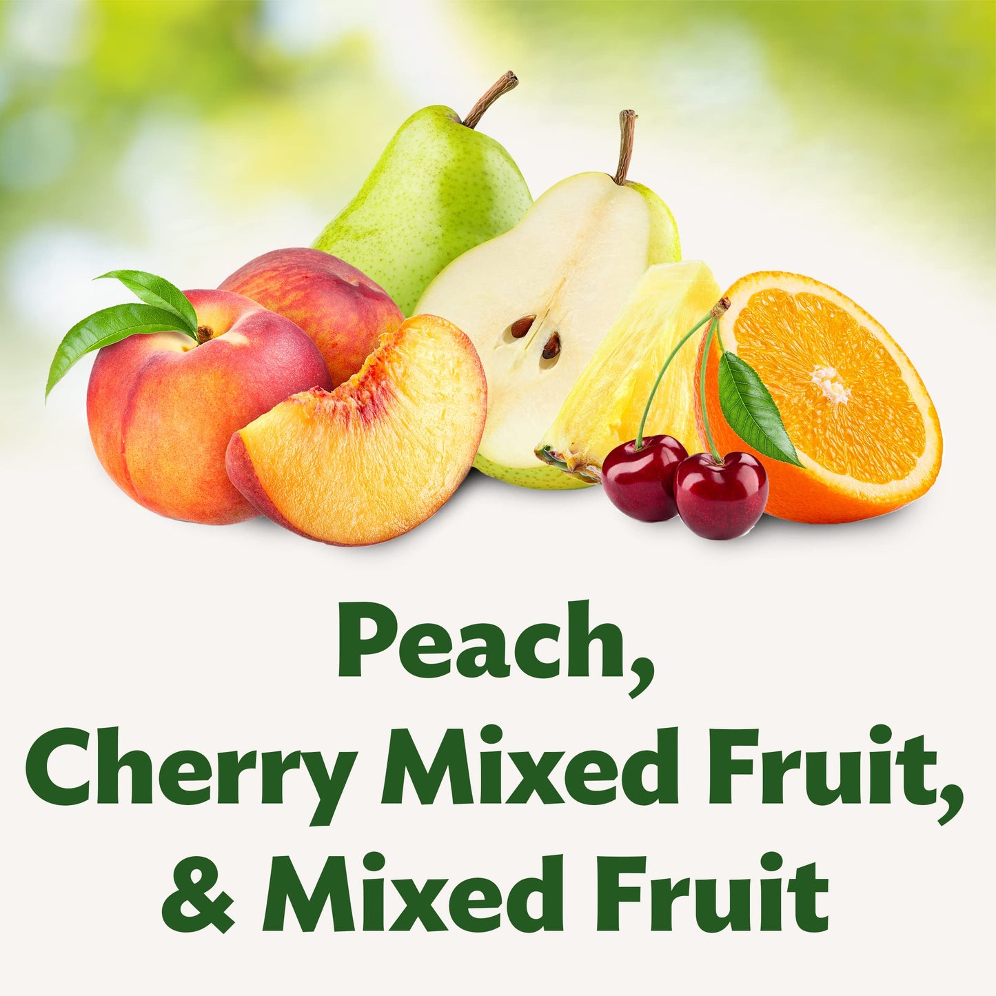 Del Monte FRUIT CUP Snacks, No Sugar Added, 12-Pack, 4 oz Variety Pack