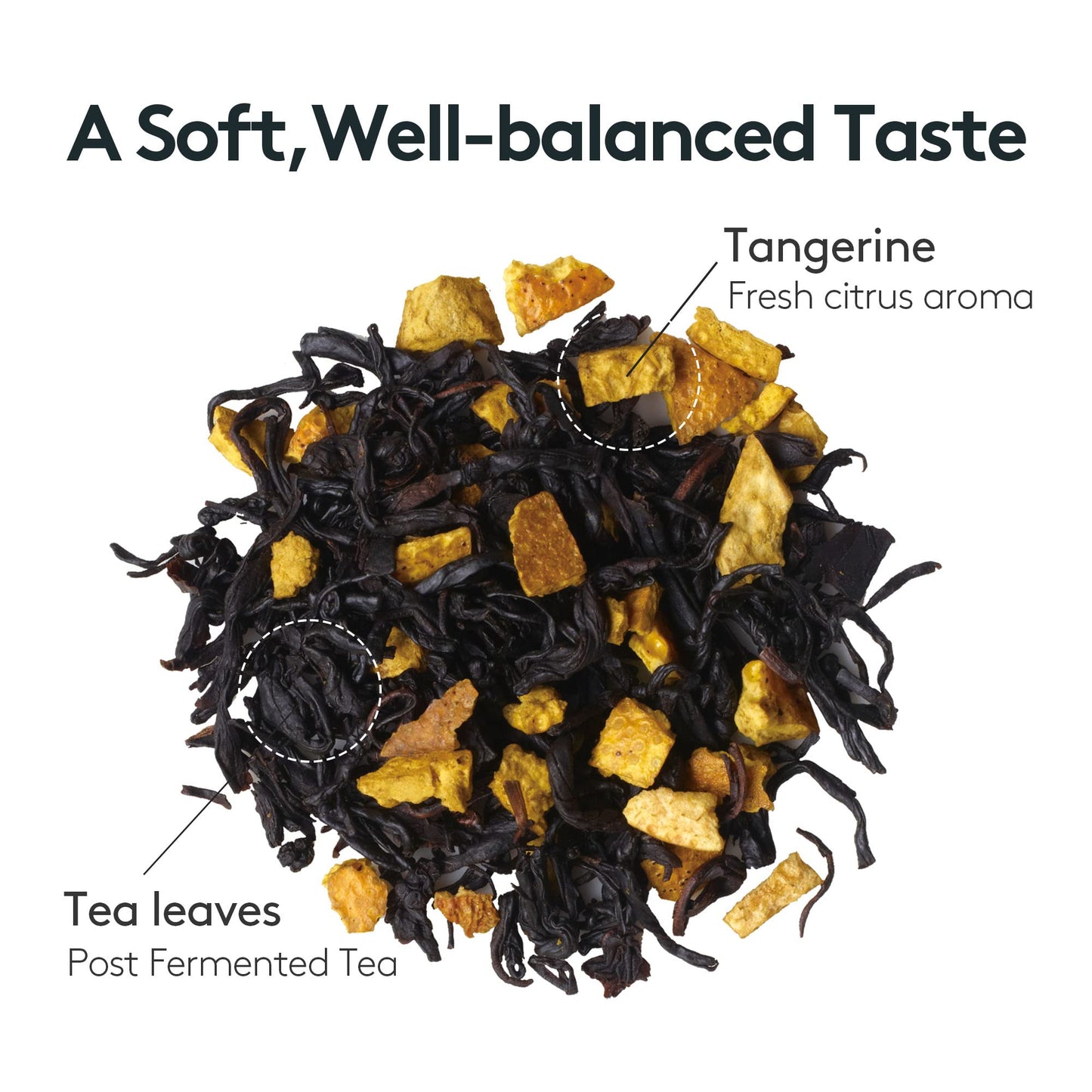 Osulloc Tangerine Tea (Refreshing Jeju Tangerine Flavor) | Korean Premium Blended Tea Bag | Sweet Fruit Tea | 20 Count Tea Bags,