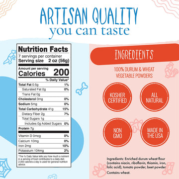 Pastabilities Tennis Pasta - Fun Shaped Noodles for Kids, Non-GMO, Kosher, 14 oz (2 Pack)