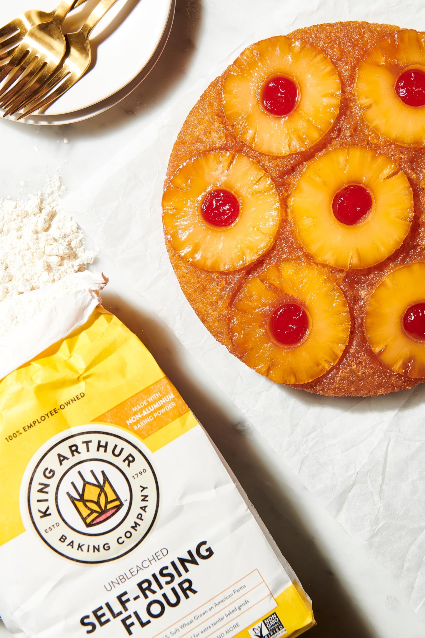 King Arthur Unbleached Self Rising Flour, Non-GMO, 5 lbs, 80 Ounce