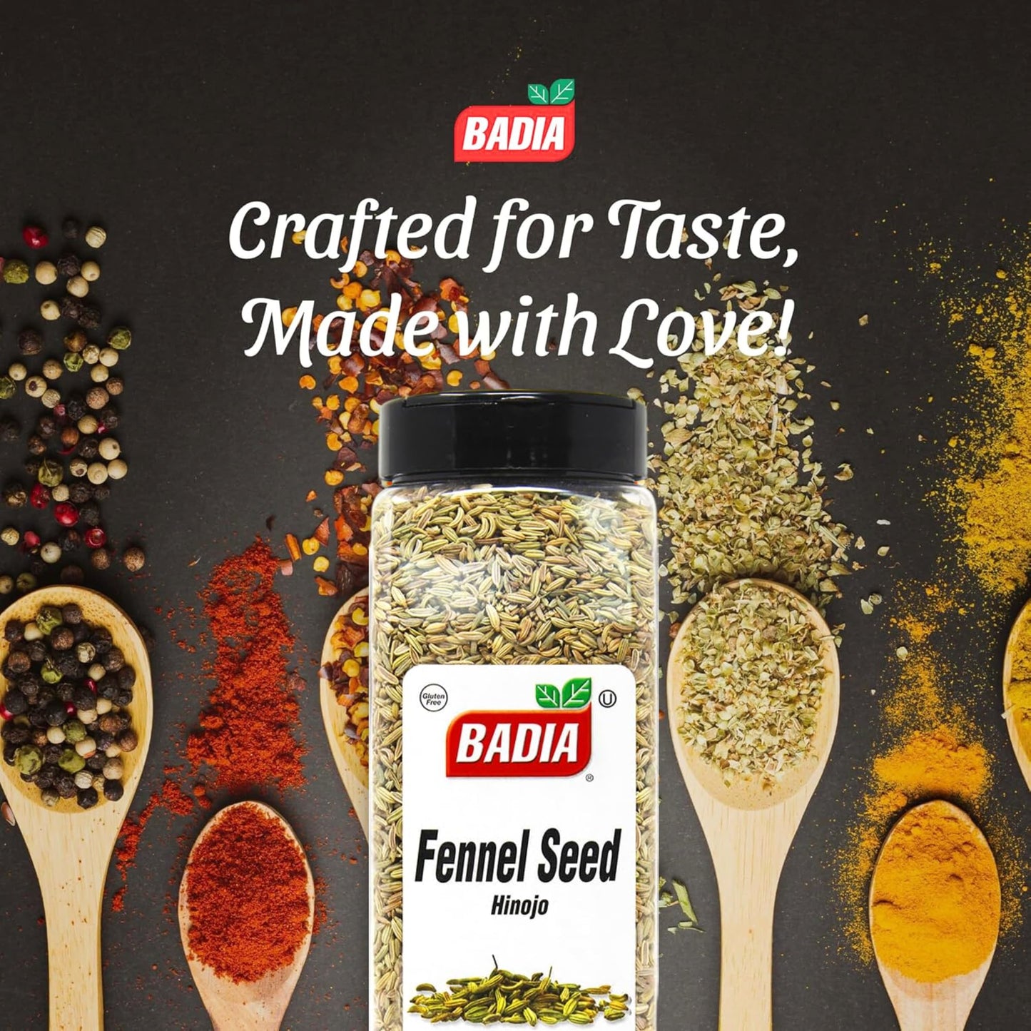 Badia Fennel Seed Whole, 14 Ounce (Pack of 1), Model DOT698981