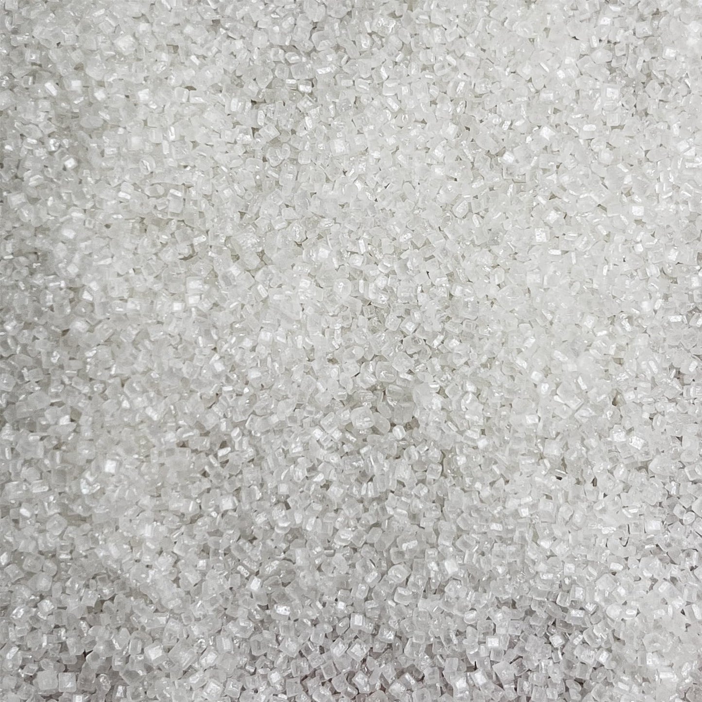 White Sanding Sugar Sprinkles, 4.6 oz Edible Sparkling Sugar Crystals for Baking Topping, Cupcakes, Cookies, Ice Cream & Cake De
