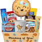 Get well Soon, One Tough Cookie Gift Basket, Care package Snack Box with Cookie, Balloon, Beautifully Feel better son for kids t