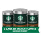 Starbucks Premium Instant Coffee, Medium Roast, 3 Pack, 3.17 Oz Each, 100% Arabica Beans
