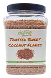 Toasted Sweet Coconut Flakes | by Dashers Spice & Beans | 1.5 lb Container