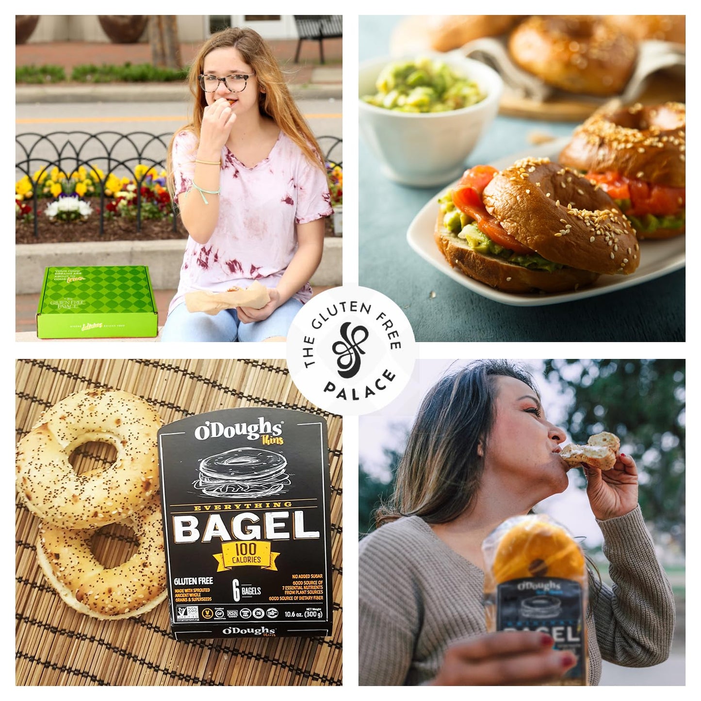 Odoughs Gluten Free Bagels (Sprouted Whole Grain Flax Bagel)