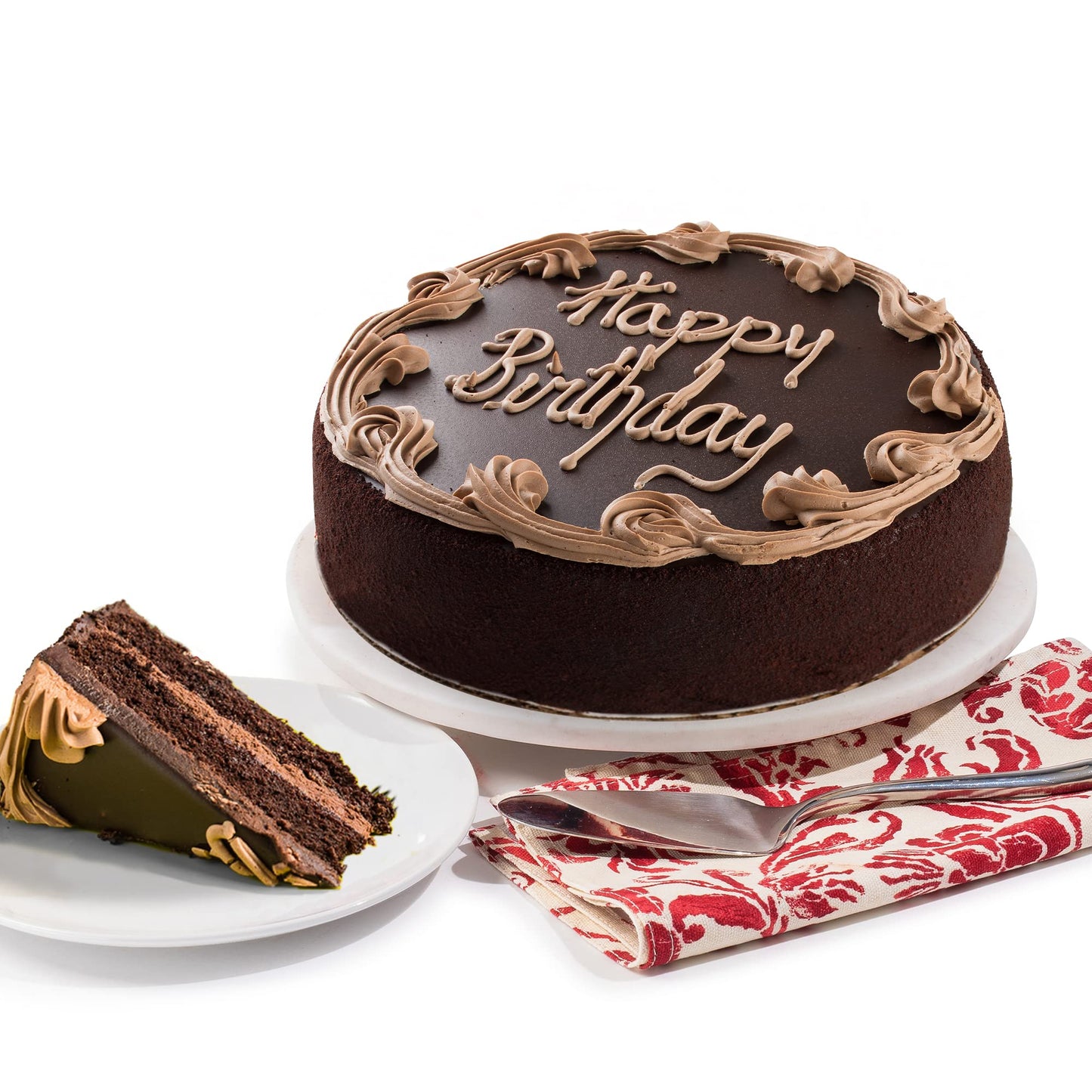 DAVIDS COOKIES Chocolate Fudge Cake - 10 Inch Birthday Cake for Delivery